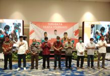 Sejumlah Tokoh Agama Bersatu Hati Dalam Surabaya Sejuta Toleransi