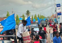 Parade Santa Claus Meriahkan Pembukaan Rangkaian Kegiatan Natal Nasional GMKI 2023 di Merauke, Papua Selatan
